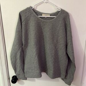 LOFT - Quilted Sweatshirt - NWT - Size XL